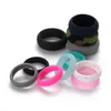 Kobiety Błyszczące silikonowe obrączki ślubne Elastyczne Wygodne O-ring Moda dla Mężczyzn Multicolor Wygodne Design Moda Biżuteria Hurtownie