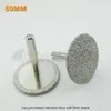 DIATOOL 2pcs Dia 25mm30mm35mm40mm50mm Vacuum brazed Diamond Saw Blade Cutting Discs For Grinding Engraving Granite Marble Conc2607272