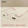 Women's Half Alloy Frame Glass Lenses Reading Glasses Femal Eyewear +1.0 1.5 2.0 2.5 3.0 3.5 4.0