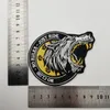 Commercio all'ingrosso TAGLIA LUNA LUPO NO CLUB NESSUN REGOLAMENTO MC PUNK RICAMO RICAMATO PATCH BIKER VEST BADGE 4 "SPEDIZIONE GRATUITA