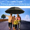 130cm Big Top Quality Umbrella Woman Rain Windproof Large Paraguas Male Women Sun 3 Floding Big Umbrella Outdoor Parapluie