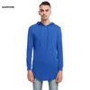 Hot Sell Topy Tees Hooded Z Długim Rękawem Wiosna Summer Men's T-Shirt Hip Hop Round Neck Men Casual Pullover Tops T-shirt