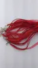 Мода красная органза вуали ленточные ожерелья подвесные цепочки шнур 18 -й ювелирные изделия Diy1295406