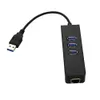 3 Port Piasta USB 3.0 USB do RJ45 Converter Gigabit Ethernet Karta sieciowa LAN ADPater do komputera wysokiej jakości szybki statek