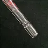 4 tum billigaste glas cigarett bat en hitter rör klart och glasrör för rökning tobakshandrör vattenpipa tillbehör