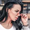 Vidano Optical Vintage Promi Marke Sonnenbrille für Frauen klassische Oval Frau Sonnenbrille Mode kleine Designerbrille Luxus OCUL3375442