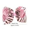 Gestreepte Grosgrain Ribbon Bow met Clip voor Kids Meisje Baby Handemade 4inch Strip Bows Meisjes Haaraccessoires 12 stks HD775