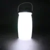 크리 에이 티브 스포츠 디자인 태양 충전식 랜턴 비상 캠핑 조명 옥외 실리콘 물병 유리 매달려 램프 빛