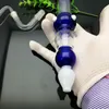 Fabrication de pipes à fumer en verre Bangs soufflés à la bouche Bang en verre allongé coloré à 4 boules
