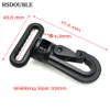 50pcslot Plastic Swivel Snap Hooks Buckle For Ryggsäck Bältesband Portföljband Rem klamplagg5880826