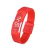 Mens Womens Rubber LED Watch Date Sports Bracelet Digital Wrist Watch Silicone Watches Waterproof Wholesale Price G20