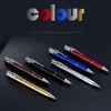 HONEST Ball Point Pen Shape Windproof Gas Lighters Adjustable Green Straight Flame Gas Jet Torch Cigar Lighter Gadgets For Men