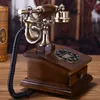 Solid Wood European Telefon Antik Retro Telefon Amerikansk Hem Fast telefon Telefon Haomenyuan