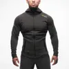 Gym Aesthetics Mens Bodybuilding Hoodies Camouflage Sweatshirt Workout Training Slim Fit Jas Fitness Outdoor Sports Jas Tops