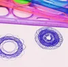 Hoge kwaliteit schilderij Multifunctionele interessante puzzel spirograph kinderen tekening plastic liniaal kan het startvermogen verbeteren