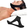 Svart anti -snarkning Chin Rem Neopren Stopp Snarkning Chin Rem Strap Belt Anti Apnea Jaw Lösning Sovenhet Snarkning Cessation 0613018