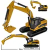1:50 Alloy Excavator Truck Car Vehicles Model Diecast For Boys Dream Toys Gift Kid Toy