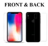 Front and back tempered glass phone screen protector for iphone 12 mini 11 pro max xr xs x 8 7 Plus 2pcs film in one retail package