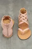Kvinnor plus storlek 34-43 sommar sandaler lägenheter nya mode skor för kvinnor ihålig avslappnad Rom stil Sandalias