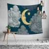 Sun moon face tapestry wall decoration multifunction printing tablecloth bed sheet beach towel nice home decor party supplies4496756