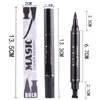 New Miss Rose Brand Eyeliner Liquid Make Up Matita Impermeabile Nero Doubleended Timbri per trucco Eyeliner Pencil7655709