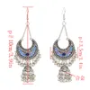 Fashion 6 couleurs Vintage Silver Pichel Drop Boucles d'oreilles pour femmes bijoux Gift