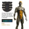 New EMS Abdominal Muscle Exerciser Trainer Smart ABS Stimulator Fitness Gym ABS Stickers Pad Body Loss Slimming Massager Unisex