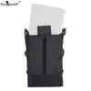 SINAIRSOFT Taktische Doppel Decker Magazintasche 1000D Nylon Mag Pouch Pistole Gewehr Molle Holster Holster Für M4 M16 AK 1911 G17