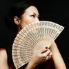 100pcs/lot 20cm Wooden Hand Fan wedding party decoration promotion gifts