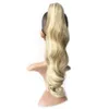 Fashion Curly Pony Tail 55 cm długi falisty czarny pazur syntetyczny kucyk w wysokiej temperaturze Włókno Włókno Multicolor Selection 9425551