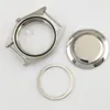 41 mm saffierglas gepolijst zilverkleur roestvrijstalen horlogekas fit eta 28242836miyota 82058215821A82 Series Beweging P4067265