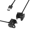 Poder New substituição de carregamento USB Cord Cabo Carregador Cabo Para carga Fitbit 3 Smartband 55 centímetros / 1 cm preta