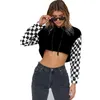 Autumn women designer hoodie fashion long-sleeved umbilical short tracksuits wild woman clothes casual brand womens hoodies sweatshirts