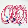 HOT Fashion Multicolor mal de ojo perla 10 unids / lote KABBALAH HAND HAND Rojo Pulsera de Cuerda Kabala Buena Suerte Pulsera Para Las Mujeres Regalo A2