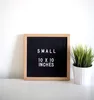 Met Houder Black Felt Brief Board 10x10 inch inclusief 340 witte letters Craft Mes en Pouch voor Home Office Events en Social Media