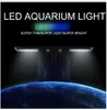 Super Slim LED Aquarium Light Lighting Plants Grow Light 5W / 10W / 15W Aquatic Plant Lighting Vattentät Clip-on Lampa för Fish TankSuper Slim L