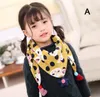 Wiosna Jesień Bawełna Dzieci Szalik Wygodne Dzieci Trójkąt Szalik Z Cute Gwiazda Wisiorek Boy Girl Neckerchief Multicolor