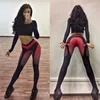 Herbst Damenmode Nähen Yoga Hosen Sport Leggings hohe Taille Bodybuilding Laufen Fitness Übung plus Größe 2 Farben