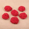 Naturlig Jute Hessian Flower Handgjord Burlap Rose Vintage Bröllop Dekoration Party Hat Craft Diy Party Decoration