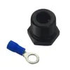 PQY - 3/8 NPT mâle à 1/8 NPT femelle en aluminium noir raccord adaptateur réducteur de tuyau droit PQY-TSU02