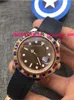 2 Style Luxury Watch Men Rose Gold RAINBOW Diamond 116695SATS NEW Rubber Bracelet Automatic Fashion Men's Watchs Wristwatch