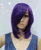 New Cosplay Peruca Tutor Roxo Peruca de Cabelo Curto + Frete Grátis