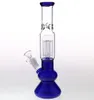 Beaker Hookahs Joint 14.4mm Match Downstem Down Do Dois Tubulações De Vidro De Vidro De Árvore De Árvores De Árvores Percubos De Água Tubos de Água 30cm