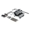 Dubbel vergrendeling Tremolo System Bridge voor elektrische gitaar Floyd Rose Parts Silver9297305