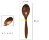 10pcs/lot 12.8cm 13cm 14cm 14.5cm 15cm 15.8cm 17.5cm Wooden Spoon Wood Honey coffee Tea Spoons Stirrer