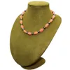 Mode pärla smycken naturligt sötvattenspärrkristall halsband för mors överraskning gåva
