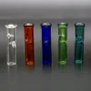 Mini glazen filter tips met platte ronde mond voor waterpijpjes droge kruidenrol papier sigarettenhouder Pyrex tube roken pijpen