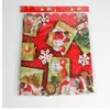 36*180cm Christmas Tablecloth Decorative Xmas Santa Claus Tapestry Poinsettia Table Runner Dropshipping Sep28