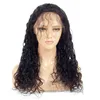 360 full lace human hair wig Pre Plucked With Baby Hair Brazilian deep wave Lace Wigs For Women Brazilian Virgin Hair Wig