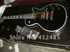 wholesale hot selling G-custom LP with black pickguard tuning keys ebony board electric guitar WITH CASE